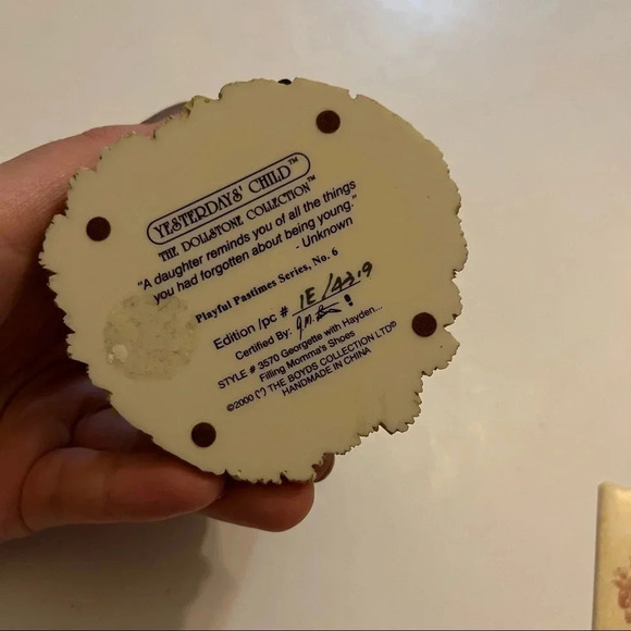 Boyds Bears Yesterdays’ Child Georgette With Hayden..Filling Momma’s Shoes #3570 - Picture 7 of 10